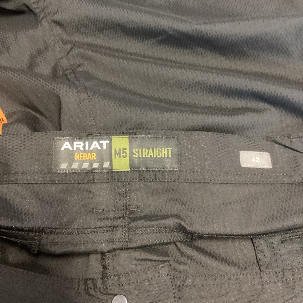 Mens Ariat Rebar Workflow Ultralight Shorts - Black- 42- NWT - Picture 7 of 8
